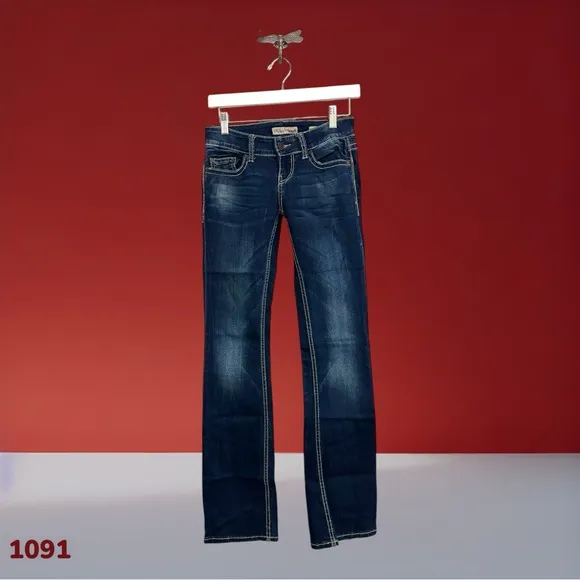 1091 Buckle | BKE Stella Bootcut Jeans Size 24 (27x34) Stretch Low Rise