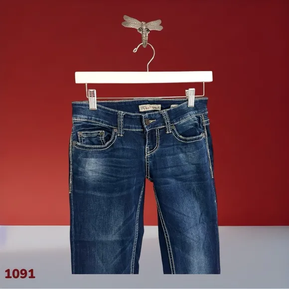 1091 Buckle | BKE Stella Bootcut Jeans Size 24 (27x34) Stretch Low Rise