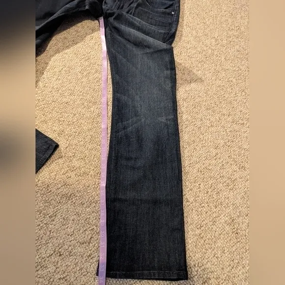 7 for all mankind, dark wash, bootcut jeans, size 36
