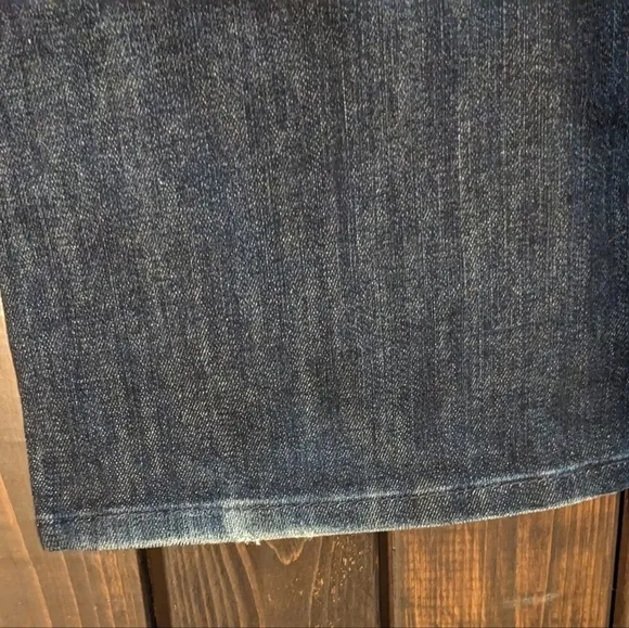 7 for all mankind, dark wash, bootcut jeans, size 36