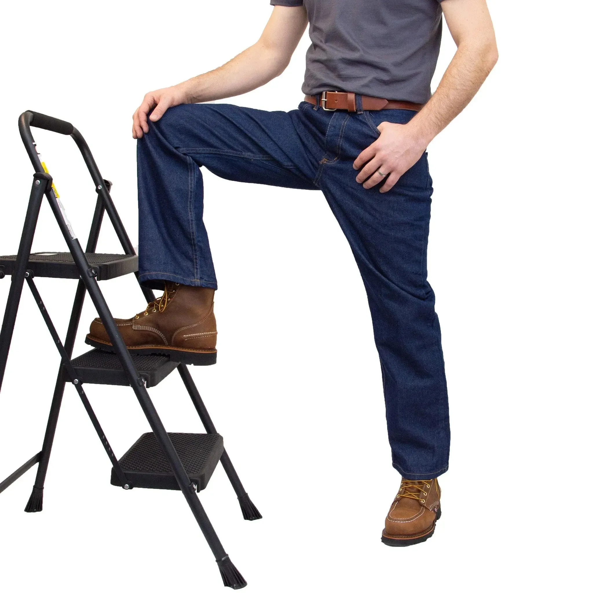 AA701D - Men's Boot Cut Jean with Gusset - Dark Stonewash - Big Sizes