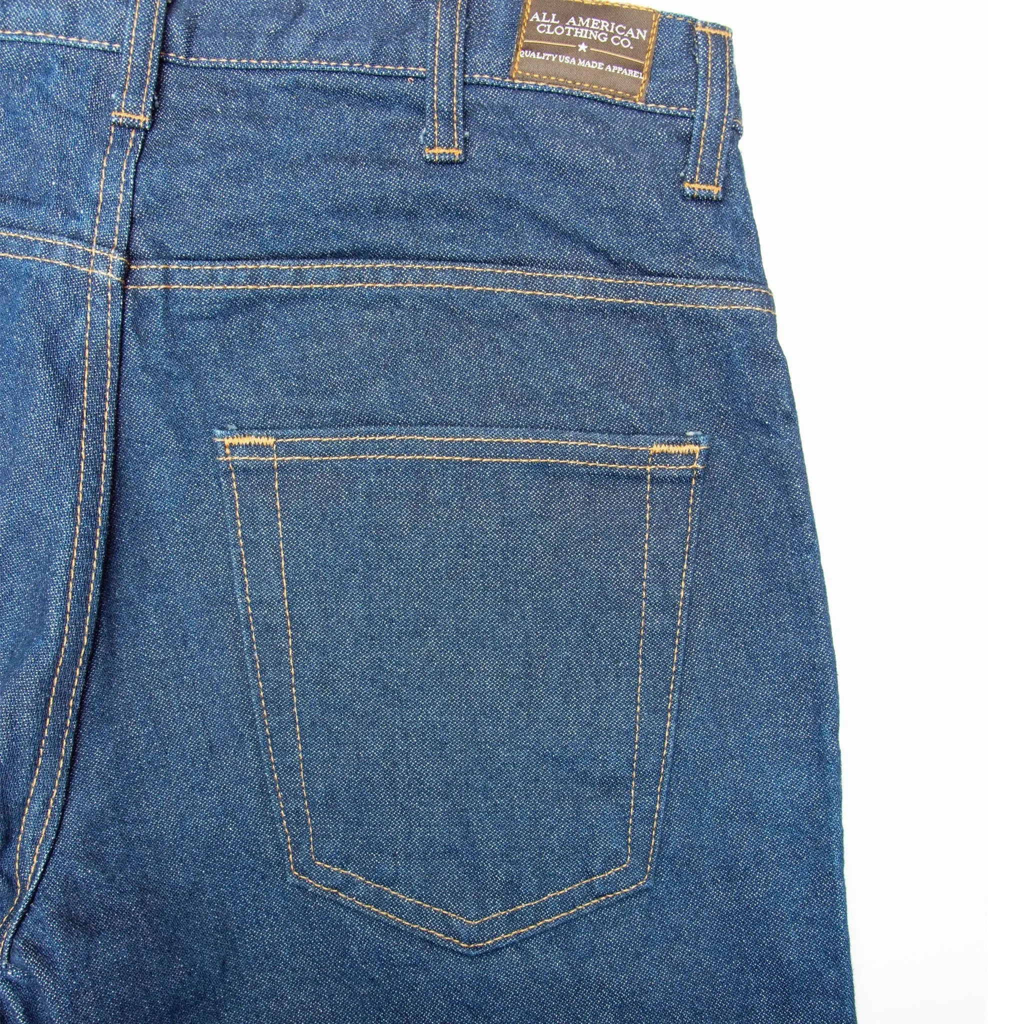 AA701D - Men's Boot Cut Jean with Gusset - Dark Stonewash - Big Sizes