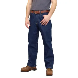 AA701D - Men's Boot Cut Jean with Gusset - Dark Stonewash - Big Sizes