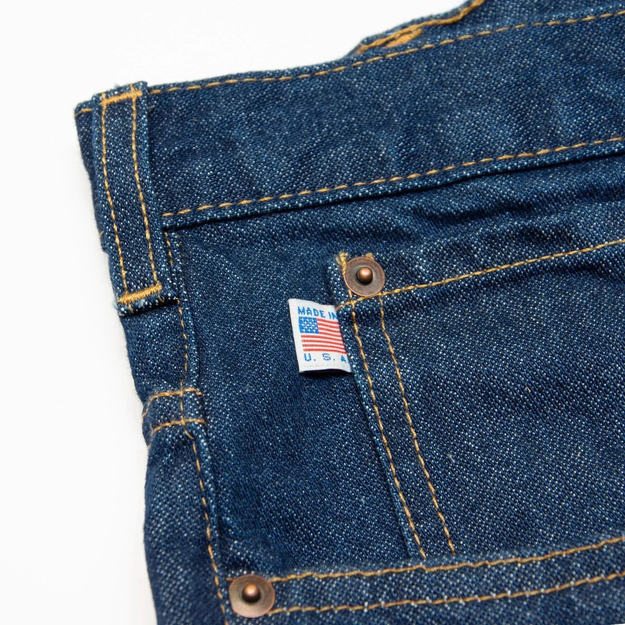 AA701D - Men's Boot Cut Jean with Gusset - Dark Stonewash - Big Sizes