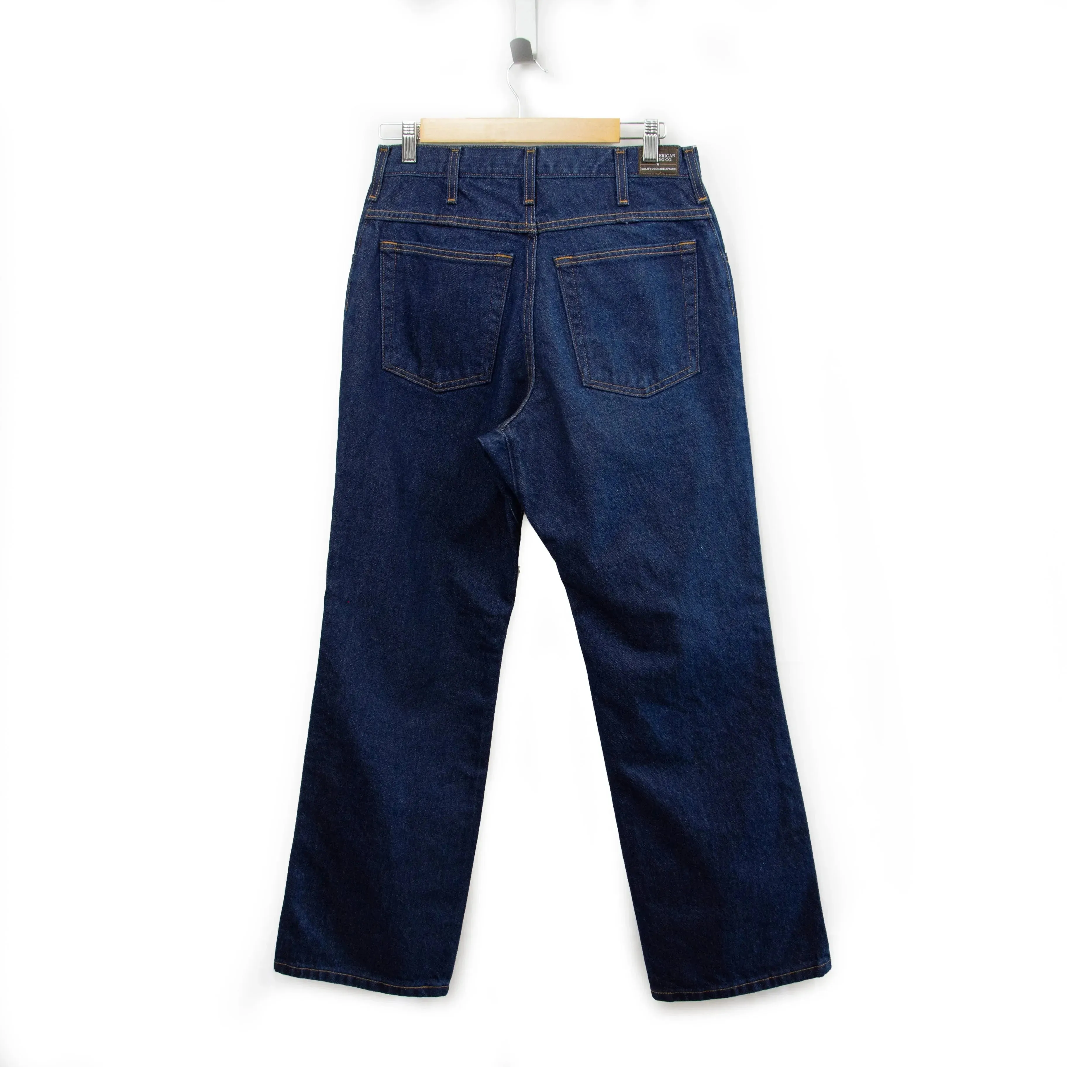 AA701D - Men's Boot Cut Jean with Gusset - Dark Stonewash - Big Sizes