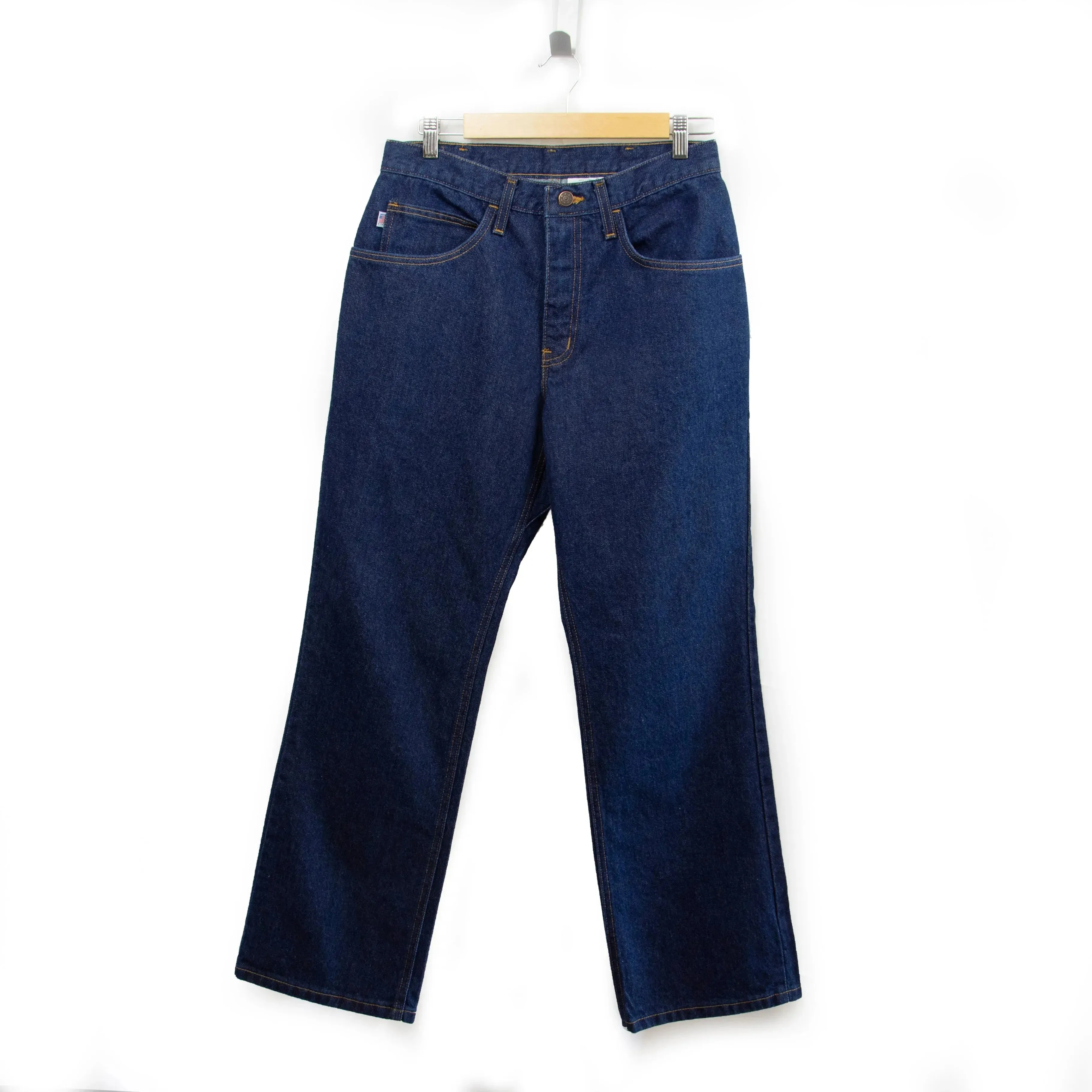 AA701D - Men's Boot Cut Jean with Gusset - Dark Stonewash - Big Sizes
