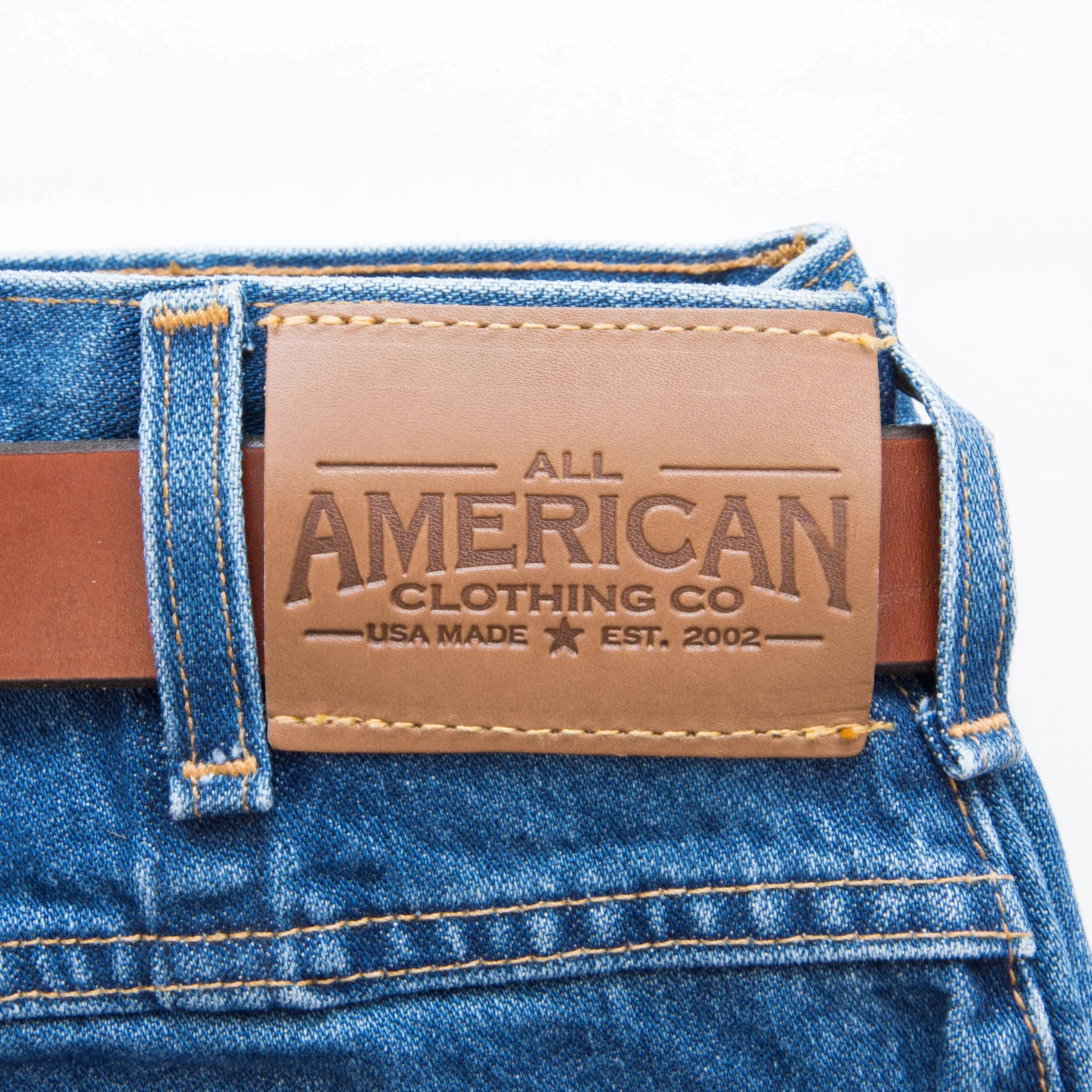 AA701D - Men's Boot Cut Jean with Gusset - Dark Stonewash - Big Sizes