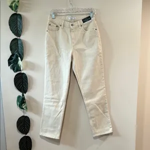 Abercrombie &amp; Fitch The 90's Straight Mid Rise Jeans Curve Love 2 Short NWT