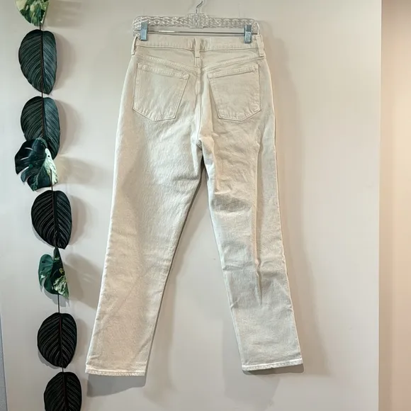 Abercrombie &amp; Fitch The 90's Straight Mid Rise Jeans Curve Love 2 Short NWT