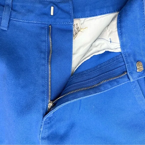 Adidas x KSENIASCHNAIDER 3-Stripe Wide Leg Dyed Jeans Bright Blue Denim