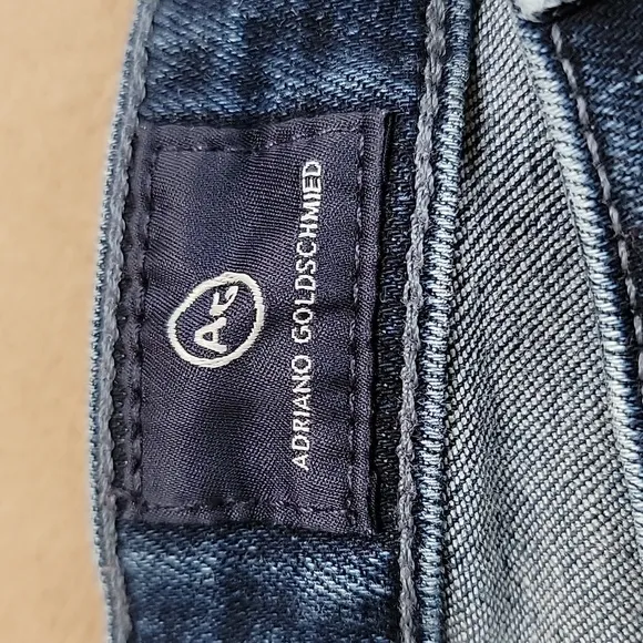 AG Adriana Goldschmied Prima Cigarette Leg Denim Jeans Size 32R EUC