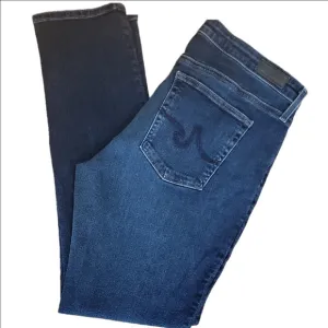 AG Adriana Goldschmied Prima Cigarette Leg Denim Jeans Size 32R EUC