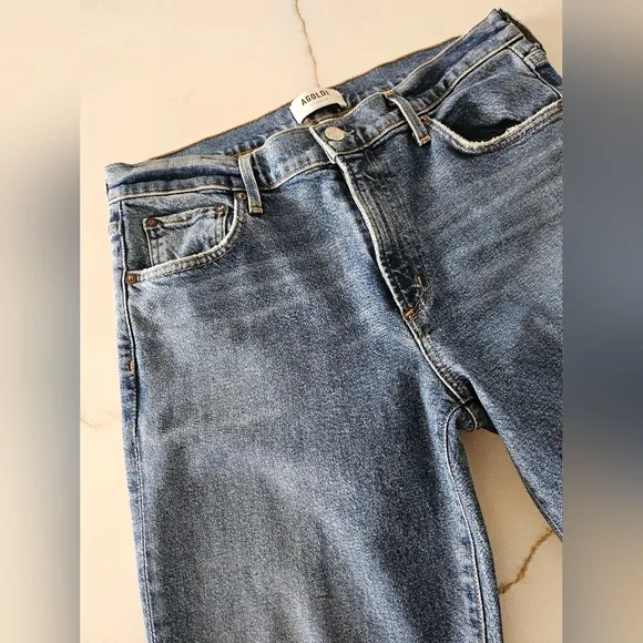 AGOLDE Toni Mid Rise Straight Jeans Size 30