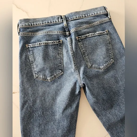 AGOLDE Toni Mid Rise Straight Jeans Size 30
