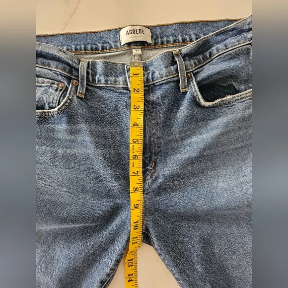AGOLDE Toni Mid Rise Straight Jeans Size 30