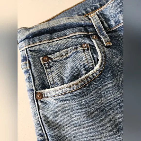 AGOLDE Toni Mid Rise Straight Jeans Size 30