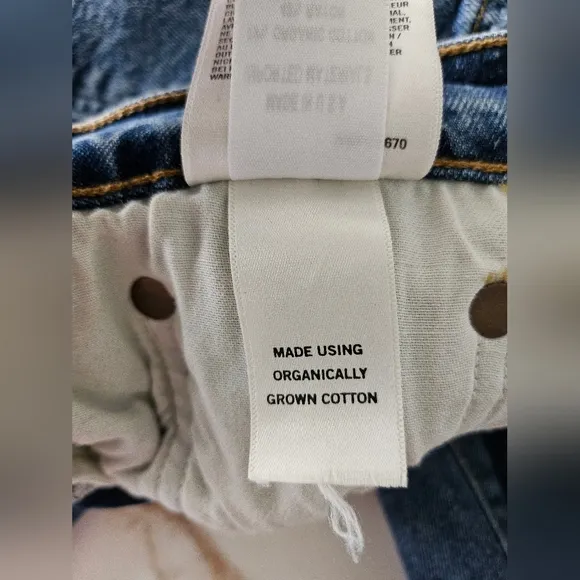 AGOLDE Toni Mid Rise Straight Jeans Size 30