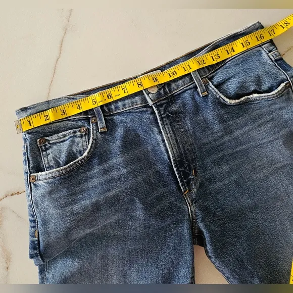 AGOLDE Toni Mid Rise Straight Jeans Size 30