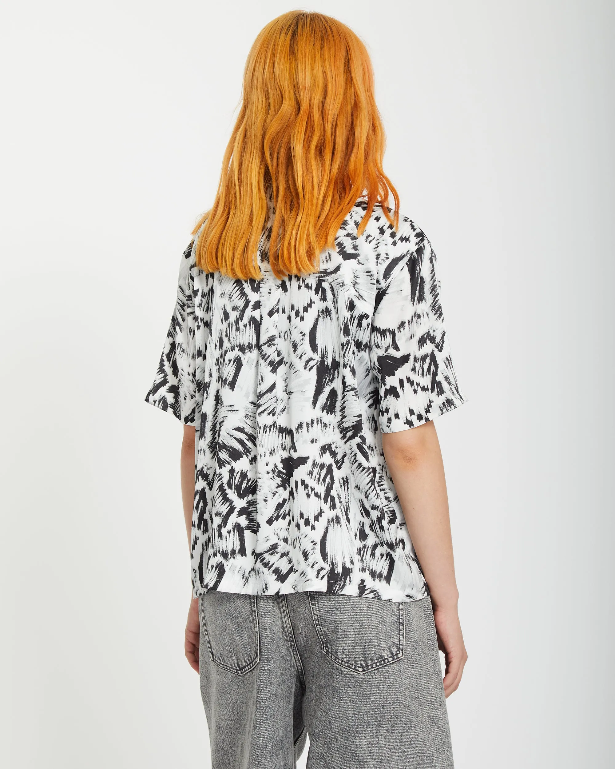 Alix Shirt - BLACK WHITE