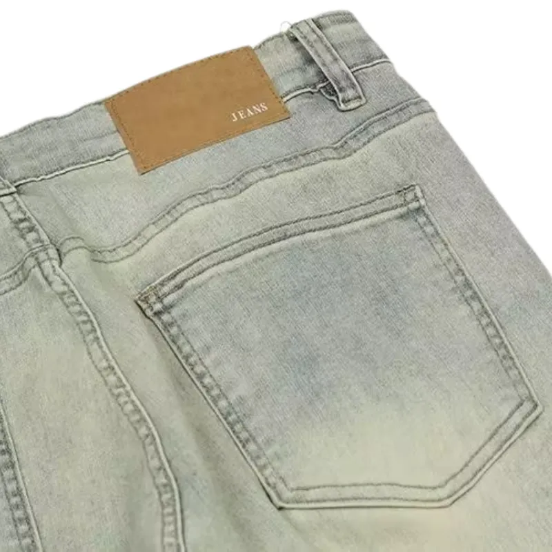 American Letter Graphic Straight Jeans