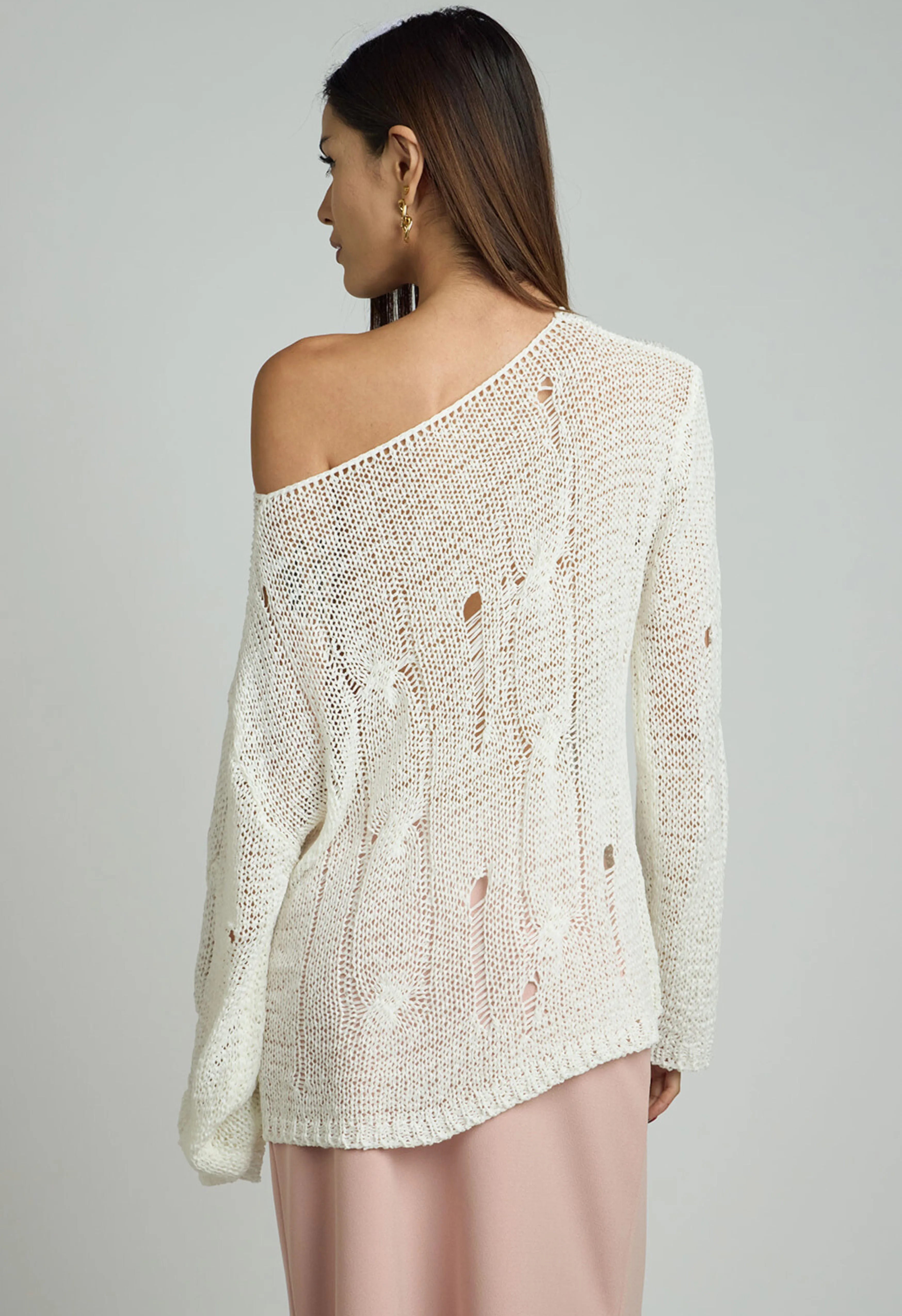Annette Sweater in Ice Vanilla