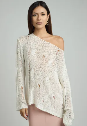 Annette Sweater in Ice Vanilla