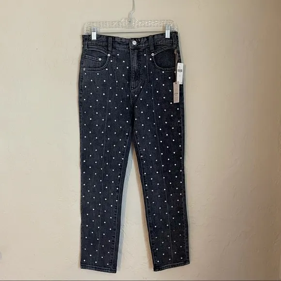 Anthropologie Pilcro High-Rise Beaded Jeans Size 26