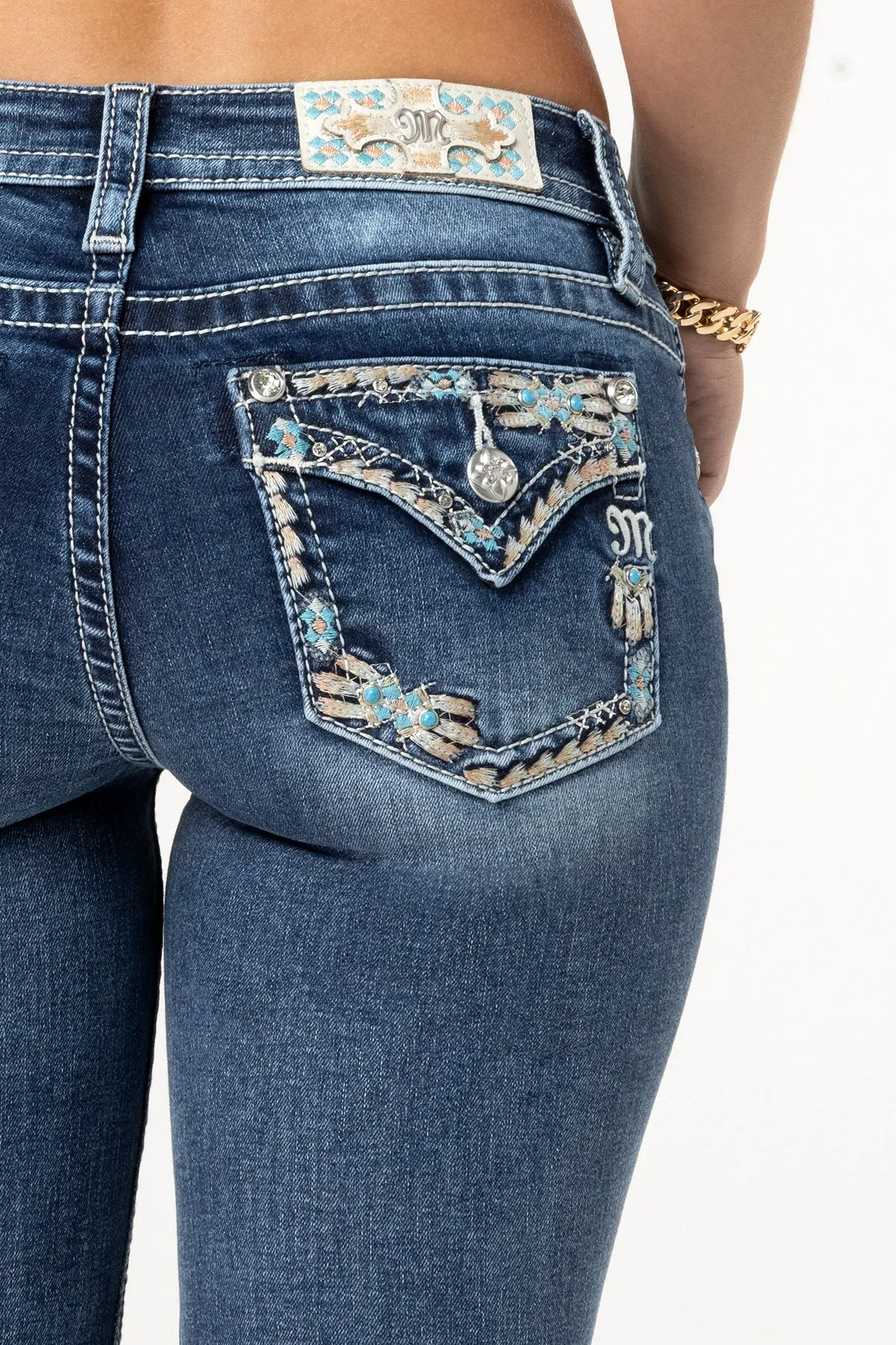 Aqua Topaz Bootcut Jeans
