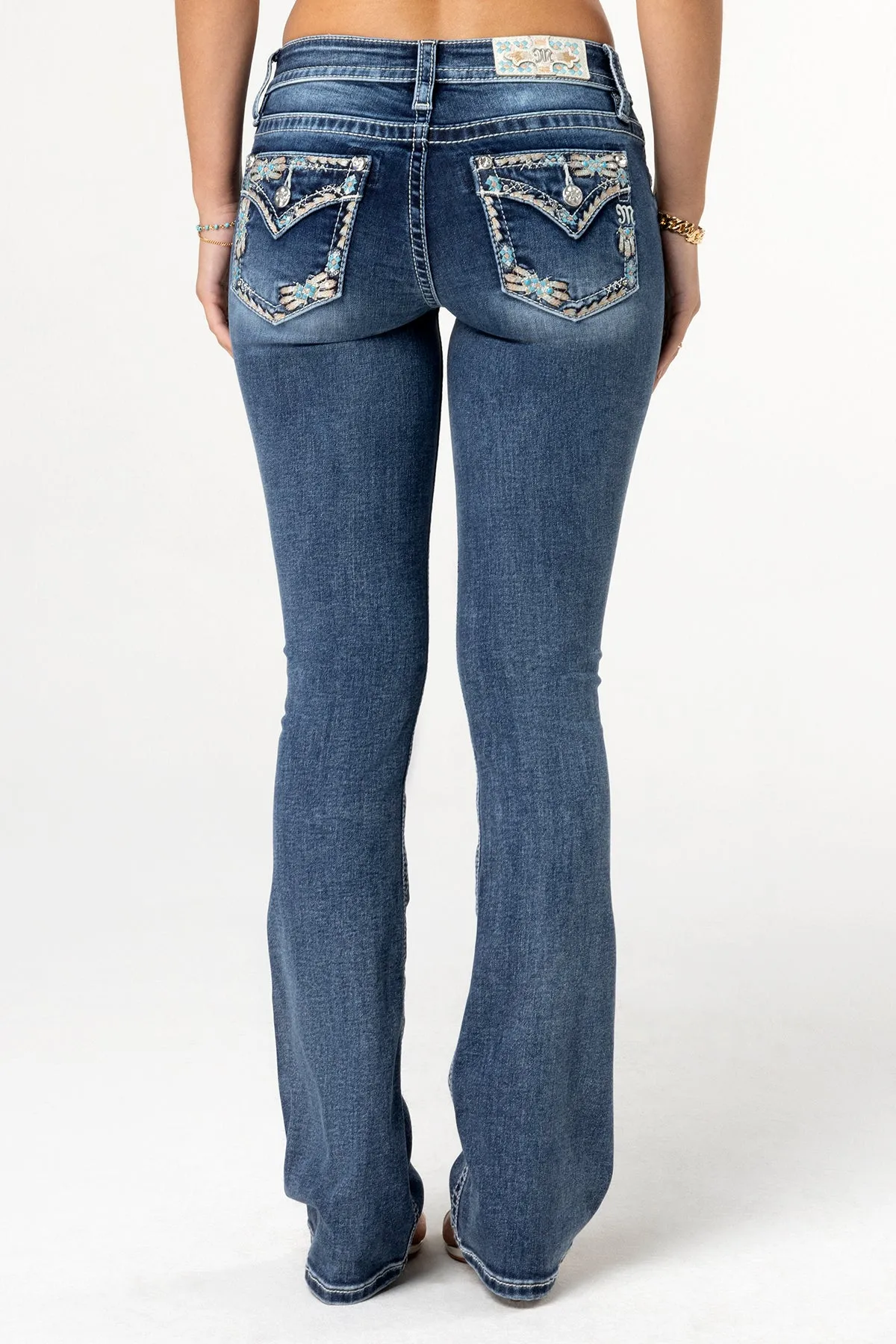 Aqua Topaz Bootcut Jeans