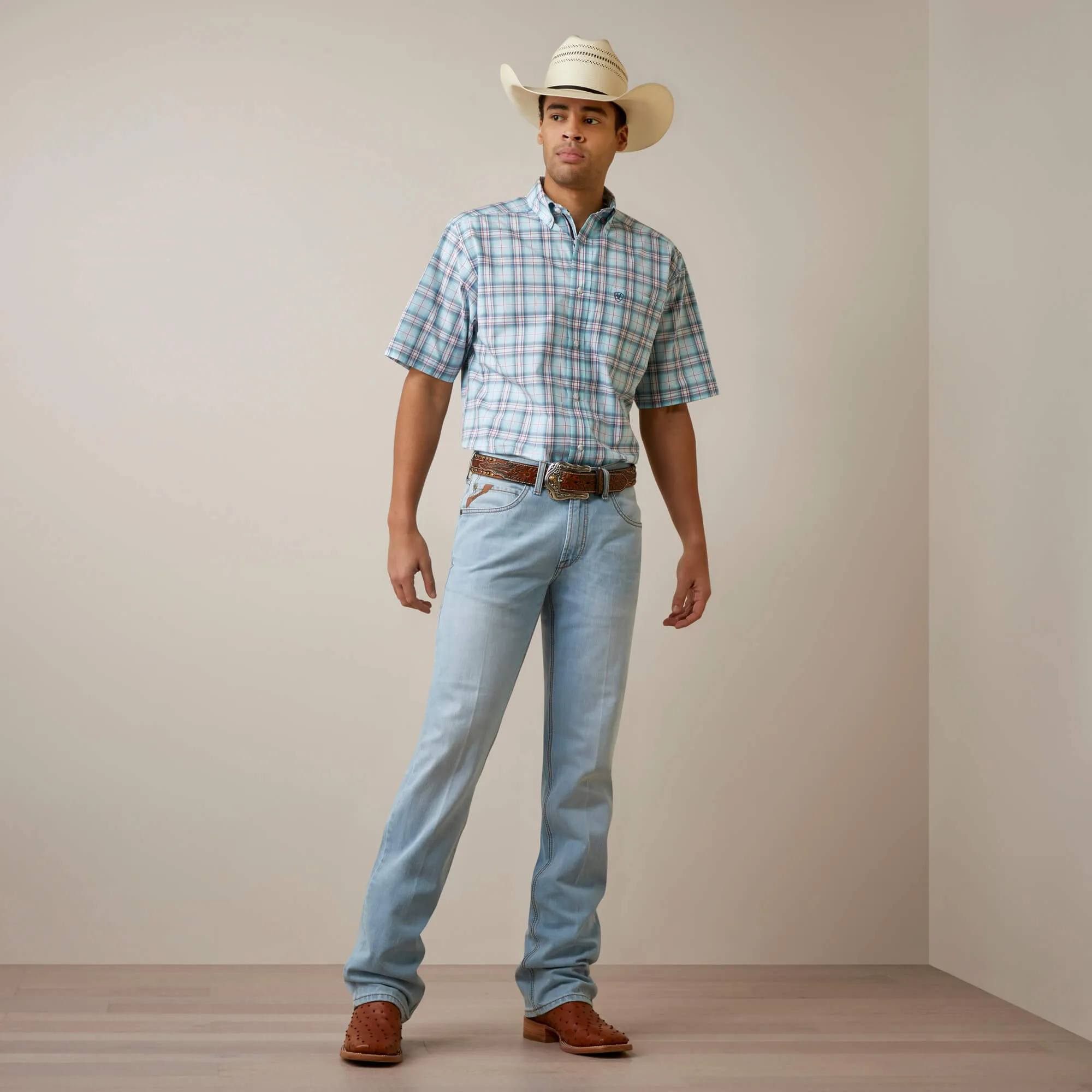 Ariat M5 Straight Leg Mens Jeans Eli Zuma