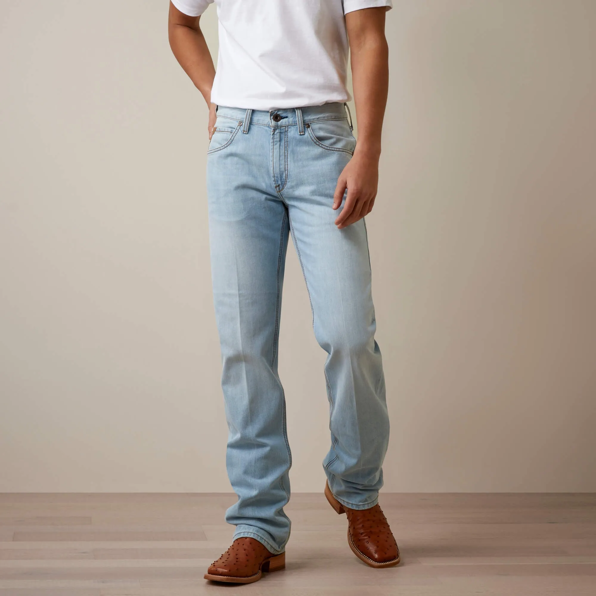 Ariat M5 Straight Leg Mens Jeans Eli Zuma