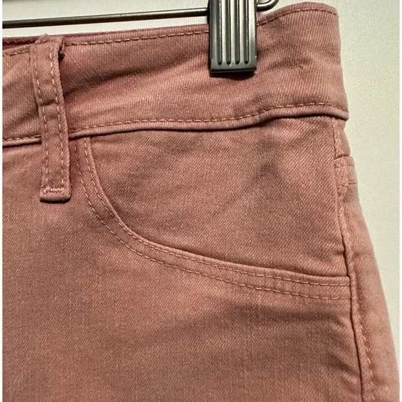 Articles Of Society Pink London Contrast‎ Crop Flare Leg Jeans Sz 27