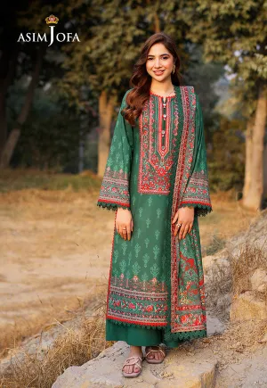 Asim Jofa Printed Lawn '25 | AJUUB-11