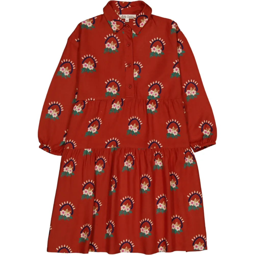 Atlantis Ossy Red Print Dress