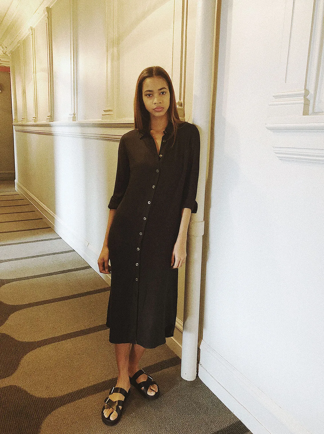 Avalon Button Up Shirt Dress