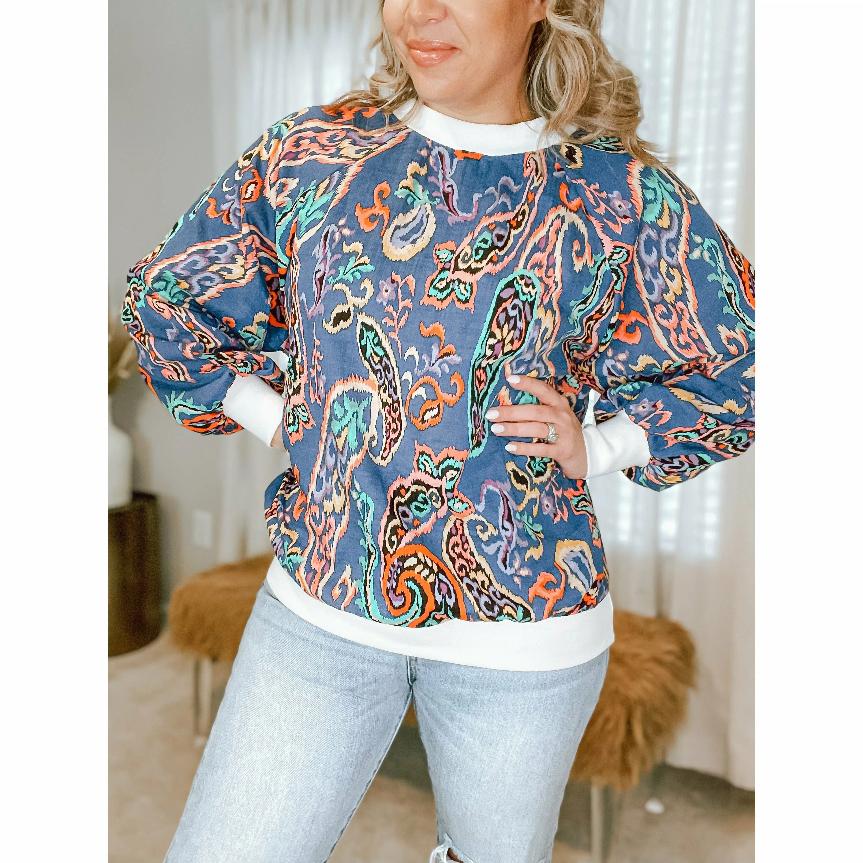 Barron Paisley Top