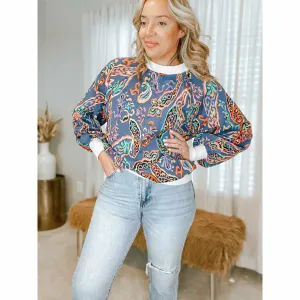 Barron Paisley Top