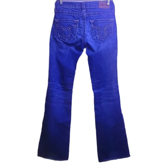 BIG STAR &quot;Liv&quot; Low Rise Boot Cut Jeans Medium Wash Women's Size 26R Vintage EUC