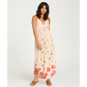 Billabong Women's Like Minded Midi Dress | Black, Peaches