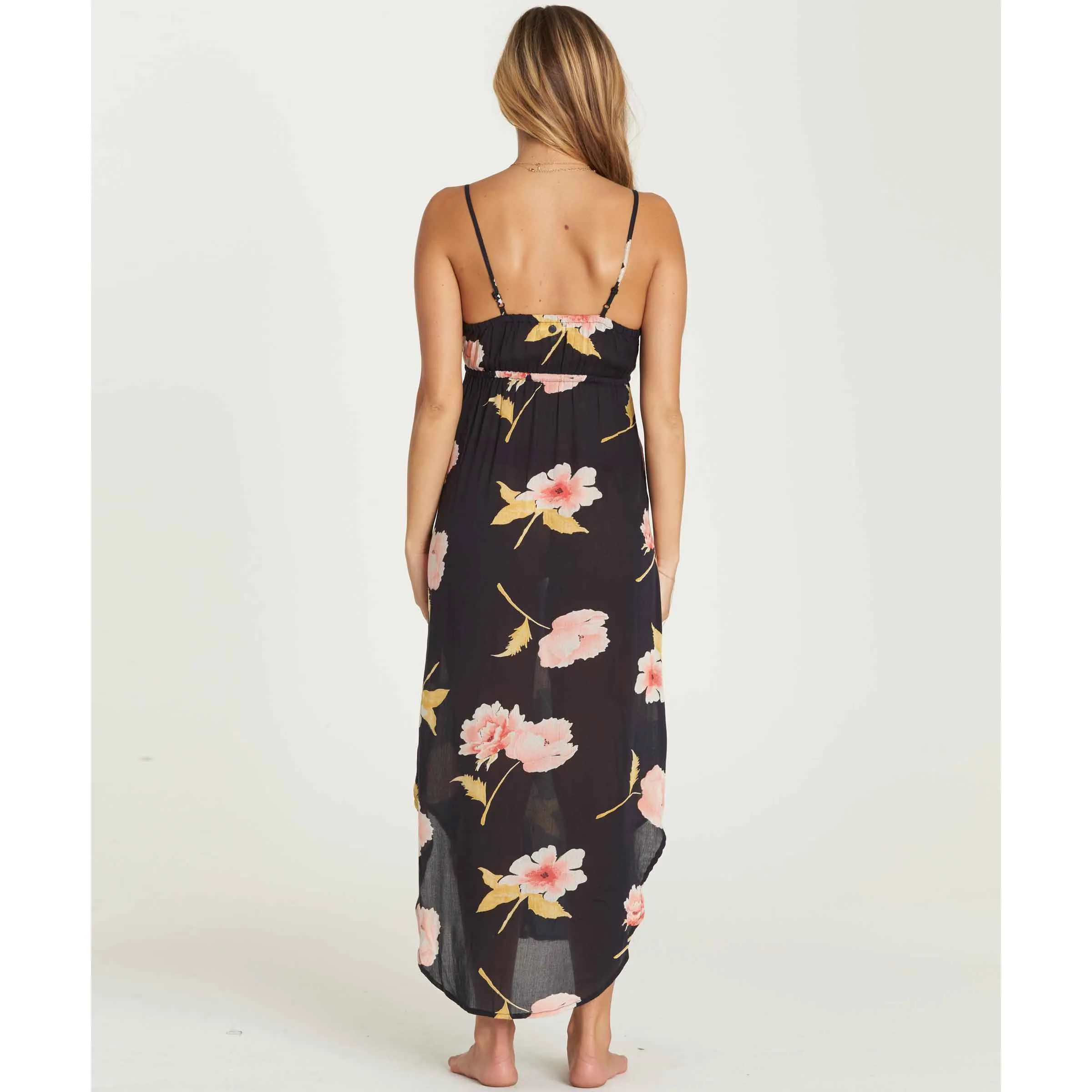Billabong Women's Like Minded Midi Dress | Black, Peaches