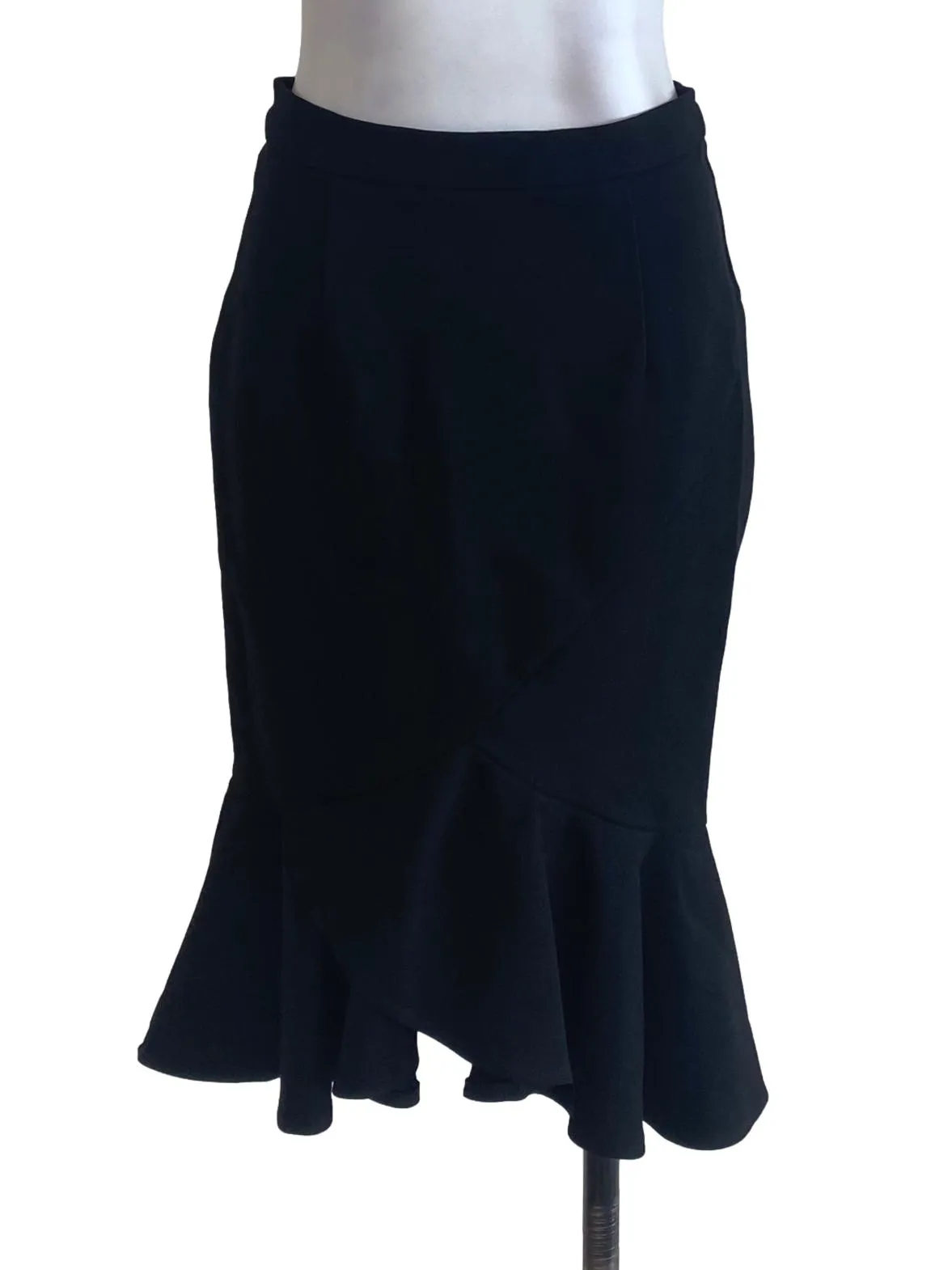Black Ruffle Skirt