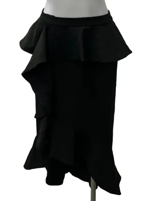 Black Ruffle Skirt