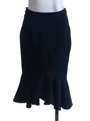 Black Ruffle Skirt