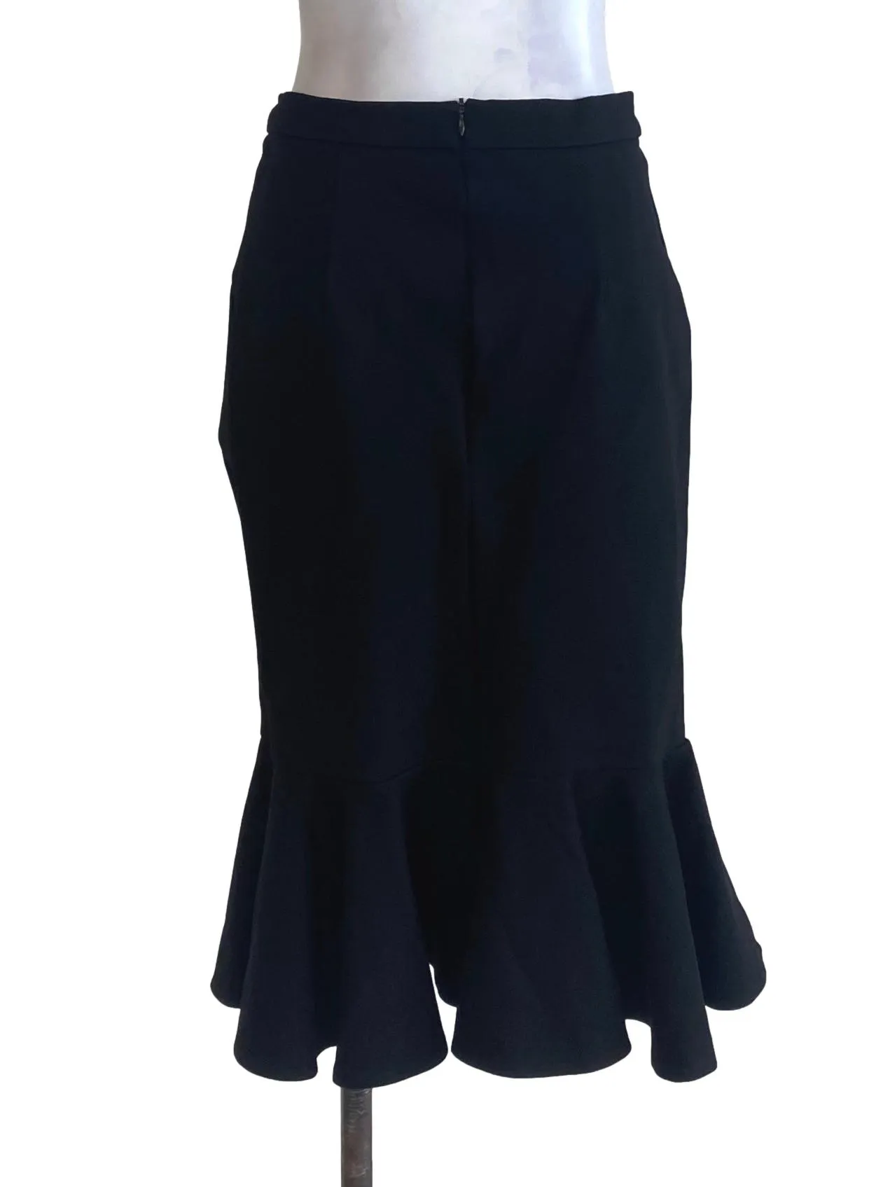 Black Ruffle Skirt