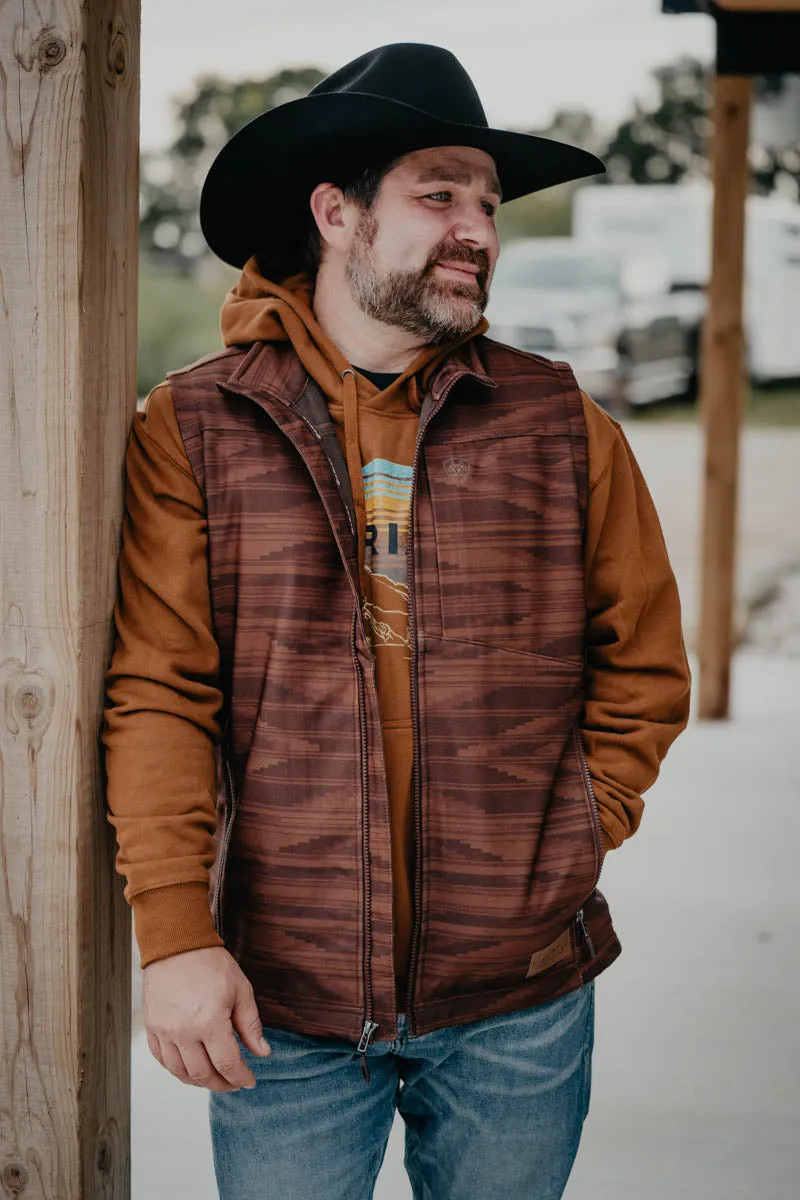 'Bowen' Men's Ariat X Chimayo Logo 2.0 Softshell Vest (XXL Only)