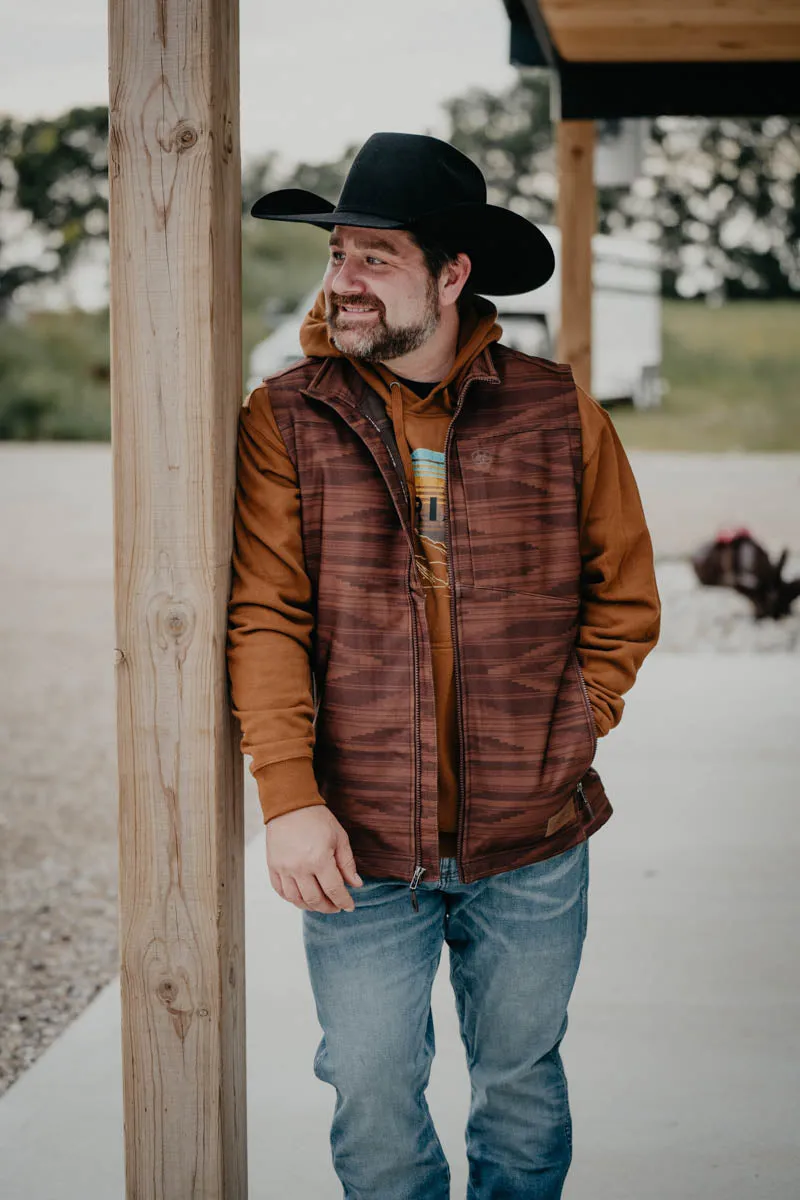 'Bowen' Men's Ariat X Chimayo Logo 2.0 Softshell Vest (XXL Only)