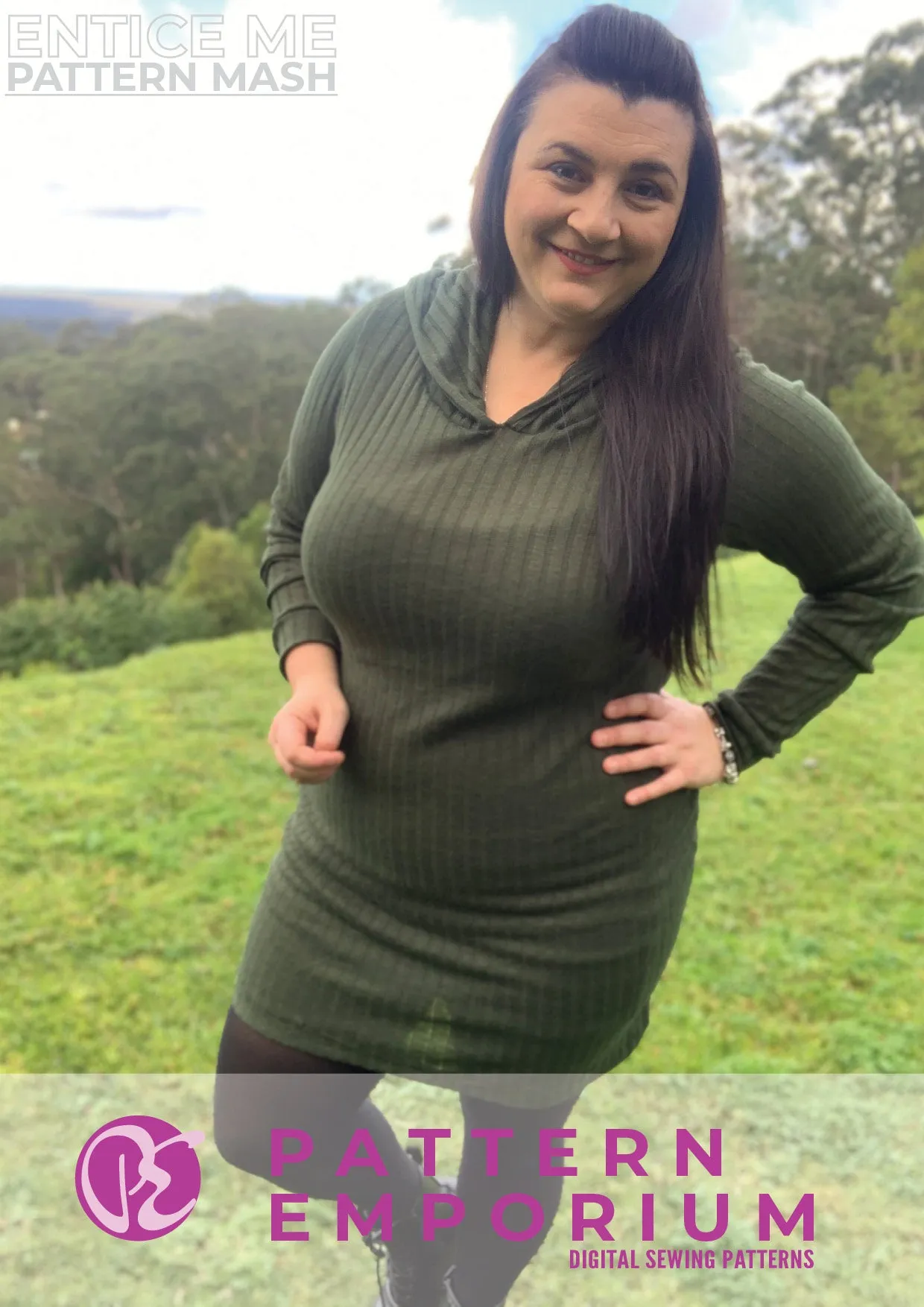 Bundle | Entice Me Dress & Cowl Back Add-On Patterns