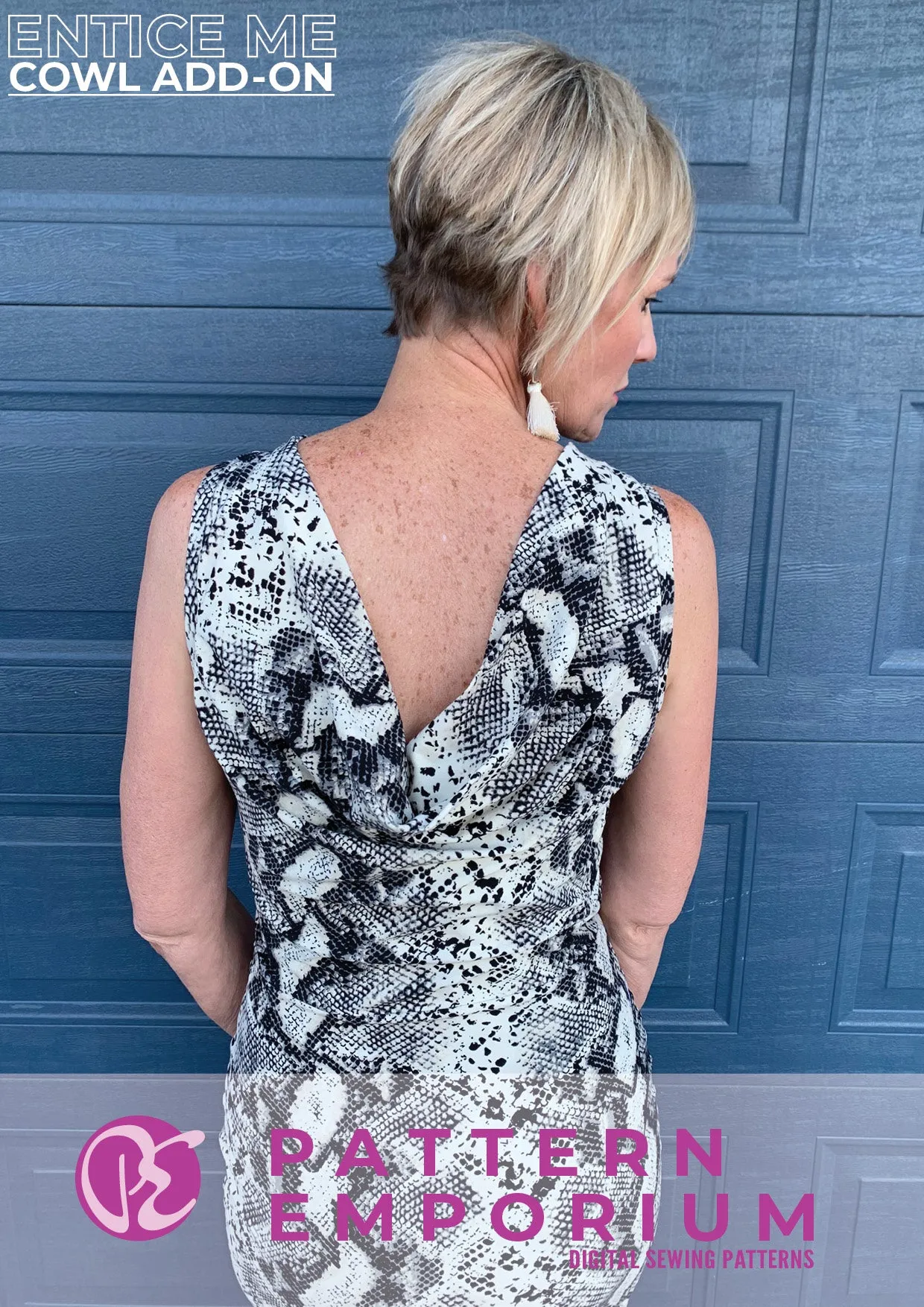 Bundle | Entice Me Dress & Cowl Back Add-On Patterns