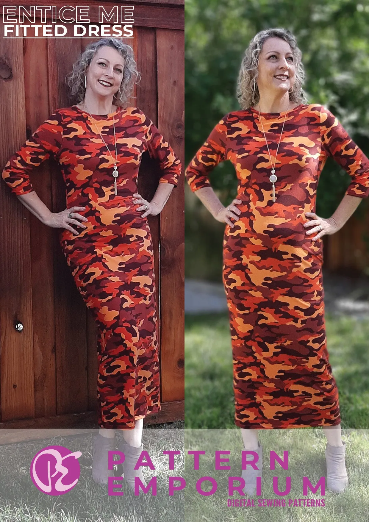 Bundle | Entice Me Dress & Cowl Back Add-On Patterns