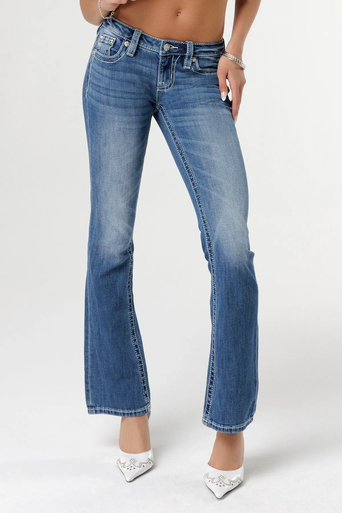 Can't Miss Me Bootcut Jeans